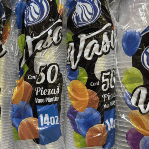 Vaso plástico 414ml (50pz)